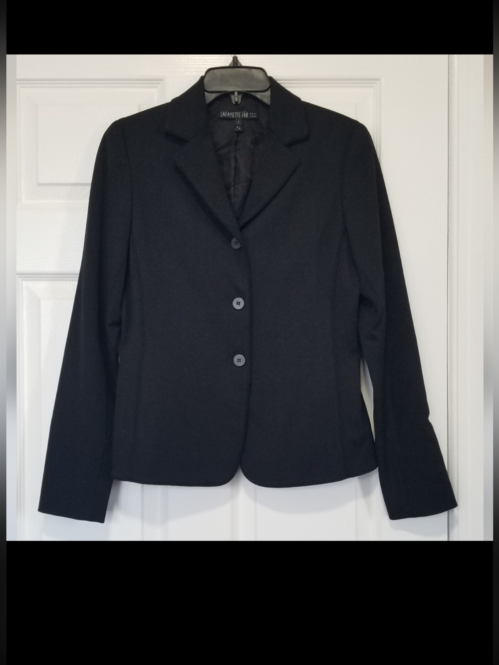 Lafayette 148 New York Wool Blend Blazer - Picture 1 of 12